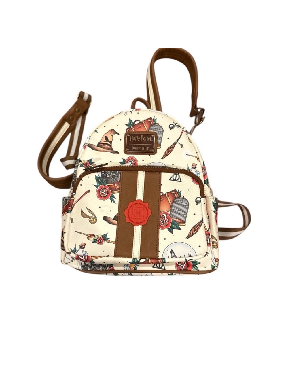 Loungefly Harry Potter Tattoo Art Mini Backpack
